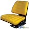 A & I Products Seat w/ Trapezoid Backrest, YLW, 300 lb / 136 kg Weight Limit 22.5" x10" x18.5" A-T222YL - alternate 1